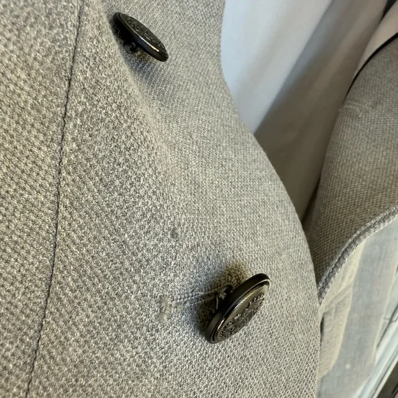 White House Black Market Light Gray Blazer - Picture 10 of 17